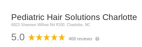 Reviews of Pediatric Hair Solutions in Charlotte, NC